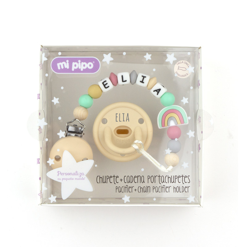 Cajita Chupete Gummy Rosa Soft + Chupetero de Silicona Corona Personalizada - Imagen 10