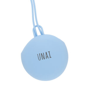 Portachupetes de Silicona Gummy Personalizado Celeste