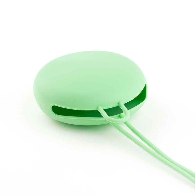 Portachupetes de Silicona Gummy Personalizado Menta - Imagen 2