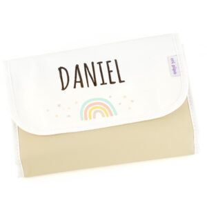 Portadocumentos Arcoíris Soft Beige Personalizado