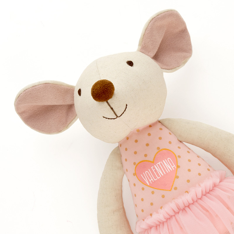 Muñeca de trapo Ratoncita Personalizada - Imagen 2