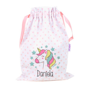 Saquito Personalizado Unicornio