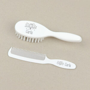 Cepillo y Peine personalizados Globo, color a elegir
