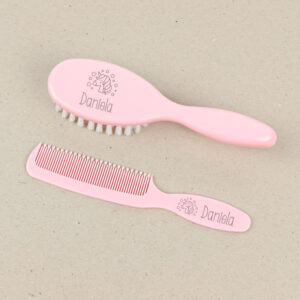 Cepillo y Peine personalizados Unicornio, color a elegir