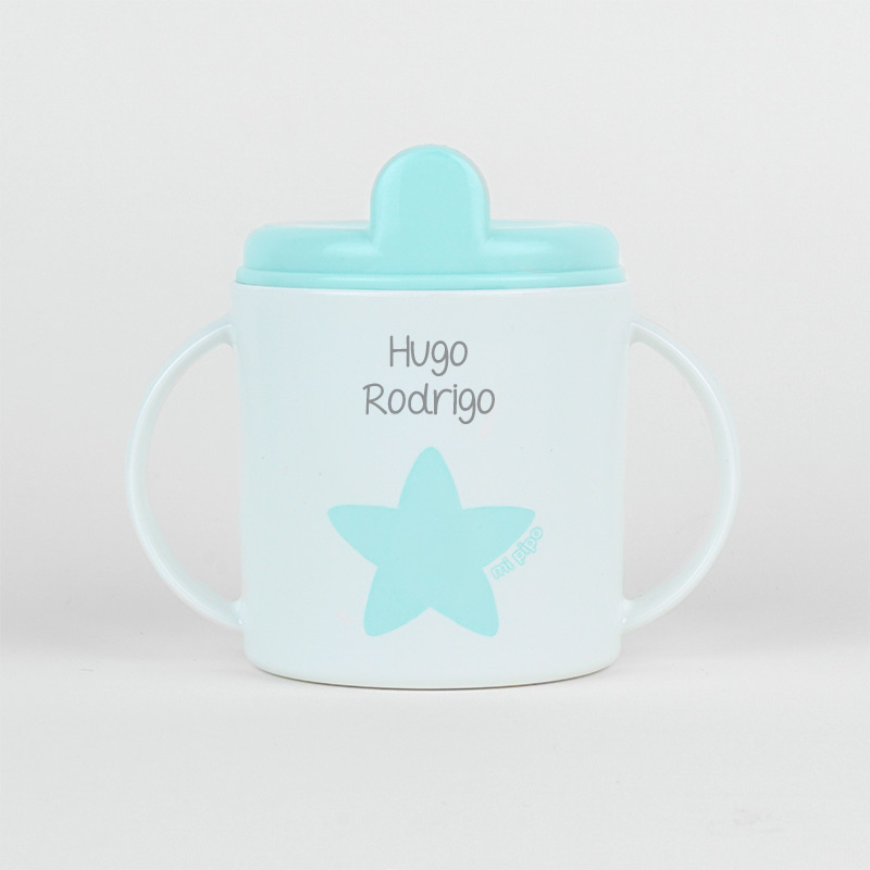 Pack El Primero de Clase Personalizado Azul + Regalo Chupetero de Madera - Imagen 5