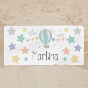 Toalla de Baño Personalizada Globo