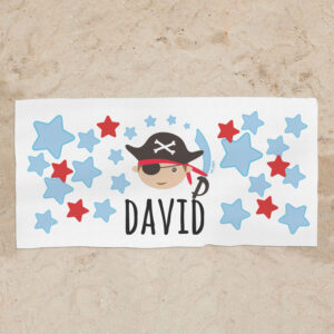 Toalla de Baño Personalizada Pirata