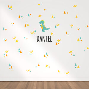 Vinilo Maxi de pared Personalizado Dinosaurio