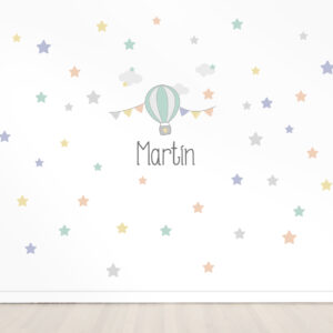 Vinilo Maxi de pared Personalizado Globo