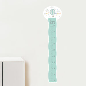 Vinilo Medidor de pared Personalizado Globo