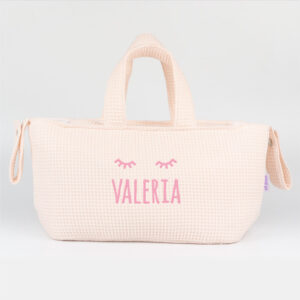 Bolso Mini Gofre Rosa Soft personalizado