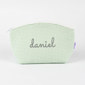 Neceser Gofre Verde Soft personalizado