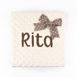 Manta Personalizada Beige